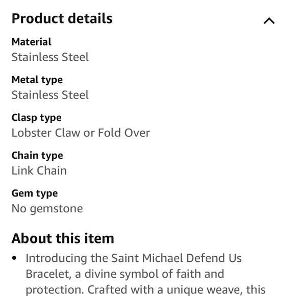 Men’s St. Michael ‘Defend Us’ HERO bracelet - Picture 5 of 6